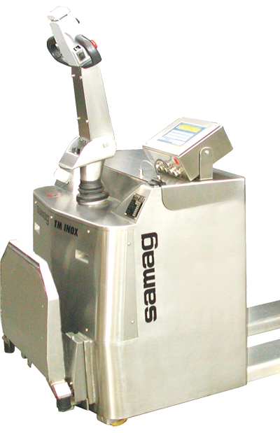 TM-PO inox Samag avec système de pesage